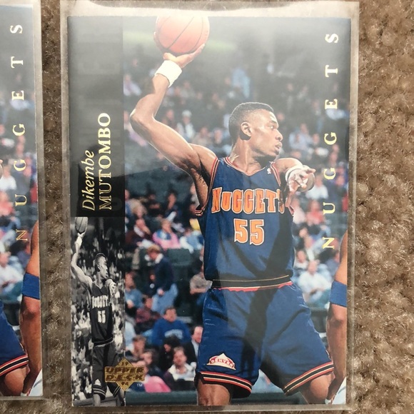 Dikembe Mutombo Basketball Card Lot-Denver Nuggets - Picture 3 of 10